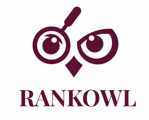 Rankowl Logo - Eule mit Vergrößerungsglas - SEO Beratung für Selbstständige und Coaches